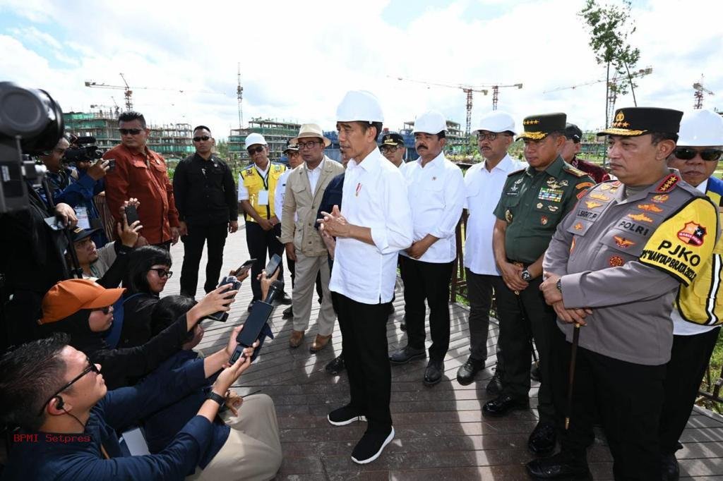 Presiden Jokowi Optimistis Upacara HUT Ke-79 RI Digelar di IKN