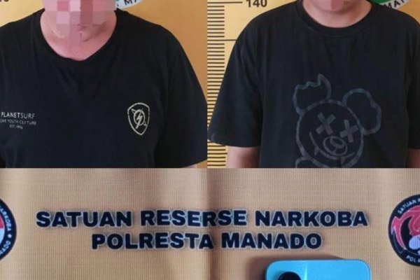 Ungkap Peredaran Sabu, Polresta Manado Amankan Dua Tersangka